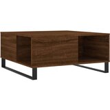  Stolić za kavu smeđi hrast 80x80x36 5 cm konstruirano drvo | shoptok.hr