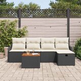 Sjedeća garnitura za vrt 6 kom. poliratan 231 x 117 x 85 cm | shoptok.hr