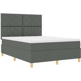 Box spring krevet Tamno siva 160 x 200 cm tkanina | shoptok.hr