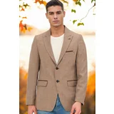 Dewberry C5057 MEN'S JACKET-BROWN