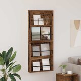  Polica za časopise s policom 2 pcs Staro drvo 60 x 12 x 70 cm | shoptok.hr