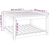  Vrtni stol 82,5 x 82,5 x 45 cm od masivne duglazije | Eponuda.com