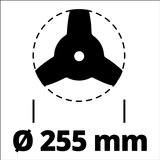 Einhell Trokraki nož za trimer 255mm/1,4mm, - (3404996) | ePonuda.com