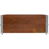  Okviri za palete 2 kom smeđi 100 x 100 cm od masivne borovine | shoptok.hr