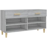 Furnova Omarica za čevlje siva sonoma 102x35x55 cm konstruiran les, (21955619) | Shoptok.si