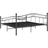  Okvir za krevet crni metalni 200 x 200 cm | shoptok.hr