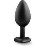 Temptasia Analni čep Bling - medium, črn | Shoptok.si