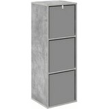  Kreveta s ladicama Betonski sivi 35 x 32 x 99,5 cm | shoptok.hr
