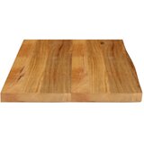 Stolna ploča sa živim rubom 70x60x3,8 cm od masivnog drva manga | Eponuda.com