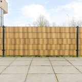 vidaXL Balkonsko platno 10 kosov svetlo rjavo 255x19 cm poli ratan | Shoptok.si
