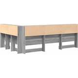  Skladišno uzglavlje Siva Sonoma 207,5 x 137,5 x 76,5 cm | shoptok.hr