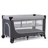 Kinderkraft prenosna posteljica leody™ grey | Shoptok.si
