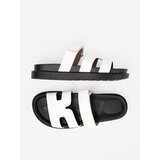Shelvt Comfortable white platform flip-flops | shoptok.hr
