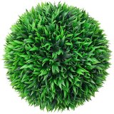 vidaXL Umjetne kugle od šimšira s LED svjetlima 2 kom zelene 38 cm | shoptok.hr