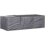 vidaXL Torba za shranjevanje vrtnih blazin 2 kosa črna 135x40x55cm PE | Shoptok.si