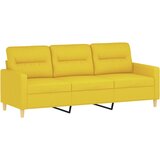  2-dijelni set sofa s jastucima svjetložuti od tkanine | shoptok.hr