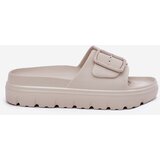 EVENTO Women's Foam Platform Sandals With Buckle Beige Viasara | ePonuda.com