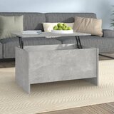  Stolić za kavu boja betona 80x55,5x41,5 cm konstruirano drvo | Shoptok.si