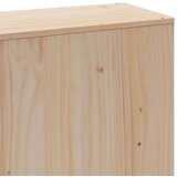 vidaXL Knjižna postelja brez vzmetnice 180x200 cm trdna borovina | Shoptok.si