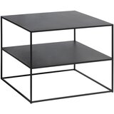 Unique Furniture Črna kovinska mizica 65x65 cm Pebble – | Shoptok.si