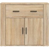  Komoda boja hrasta sonome 80 x 33 x 70 cm od konstruiranog drva Bež | shoptok.hr