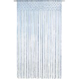  The Living Store Zavesa makrame modra 140x240 cm bombaž - Zavesa, (21452775) | Shoptok.si