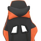  Igraća stolica crno-narančasta od umjetne kože | shoptok.hr