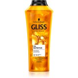 Schwarzkopf Gliss Kur Oil Nutritive obnovitveni šampon za dolge lase z razcepljenimi konicami 400 ml za ženske Cene
