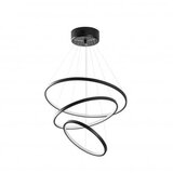 Opviq Črna LED viseča svetilka ø 50 cm Simit – | Shoptok.si