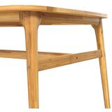 Bessagi Garden Vrtna Miza Nicola, Barva Tikovine, 160-200x90 | Shoptok.si