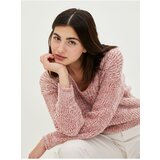 LC Waikiki V-Neck Plain Long Sleeve Women's Knitwear Sweater Cene