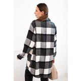 Kesi Włoski Women's checkered shirt graphite | Shoptok.si
