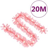  Božićna girlanda s LED svjetlima 20 m ružičasta | shoptok.hr