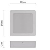 Emos lighting led rasvjeta rubic nadgradna 18 w 1800 lm - ZM6442 | shoptok.hr