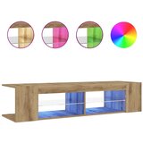 Maison Chic TV omarica - TV stojalo - Televizijska omarica z LED artisan hrast 135x39x30 cm inženirski les, (21702373) | Shoptok.si