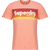 Superdry Majice s kratkimi rokavi LOGO TERRAIN Oranžna cene