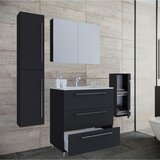 MID.YOU Kombiniran Umivalnik Schubo, Črna | Shoptok.si