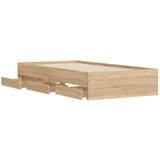  Okvir za krevet s ladicama boja hrasta 90x190 cm drveni | shoptok.hr
