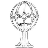 Opviq Vanjska zidna lampa BSU-68081-BSY-M4-K, 50 cm, IP65, E27, Crna | Eponuda.ba