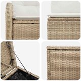  Set sofe 7 kom. Bež i krem bijela 124 x 62 x 69 cm | shoptok.hr