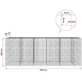  Gabion s žicom debljine 5 mm i mrežom 10x10 cm 550x50x200 cm - 50 cm 200 cm 550 cm | shoptok.hr