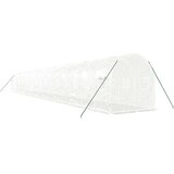  Rastlinjak z jeklenim okvirjem bel 36 m² 18x2x2 m | Shoptok.si