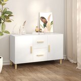 vidaXL Komoda bela 100x36x60 cm konstruiran les Cene