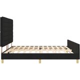  Crni Tkani Krevetni Okvir 200x200 cm | shoptok.hr