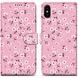 Cadorabo Ohišje, združljiv z Apple - Design Flower Rain št. 6 - Zaščitni pokrov z magnetnim zapiranjem, funkcijo stojala in režo za kartico, (20595635) | Shoptok.si