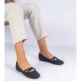 D/CEO marka niezdefiniowana Black women's ballerinas made of matte eco-leather Baronna | ePonuda.com