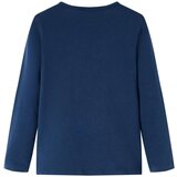  Dječja majica dugih rukava modra 128 | shoptok.hr