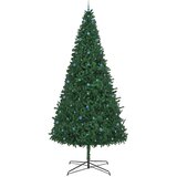  Božićno drvce s ukrasnim gudačkim svjetlima Zelena 400 cm PVC | shoptok.hr