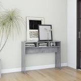  Konzolni stol siva boja betona 105 x 30 x 80 cm od iverice | shoptok.hr