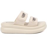 SEASTAR Light beige women's platform flip-flops | Shoptok.si